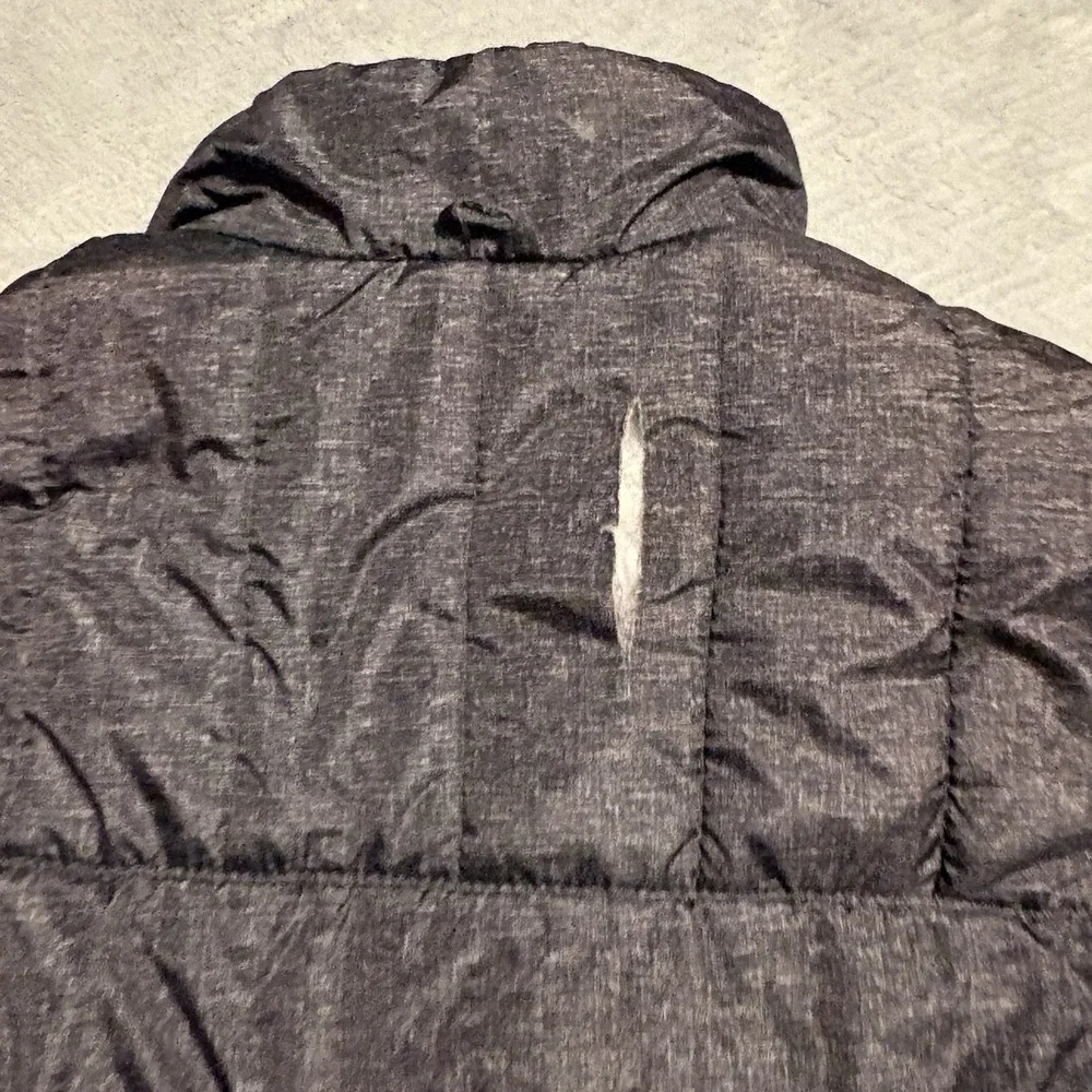 Gerry boys S 7-8 coat gray/black Quilted Winter Jacket zip high neck soft shell